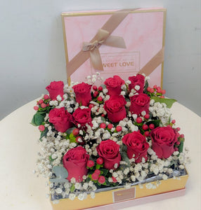 FB109 玫瑰花盒
